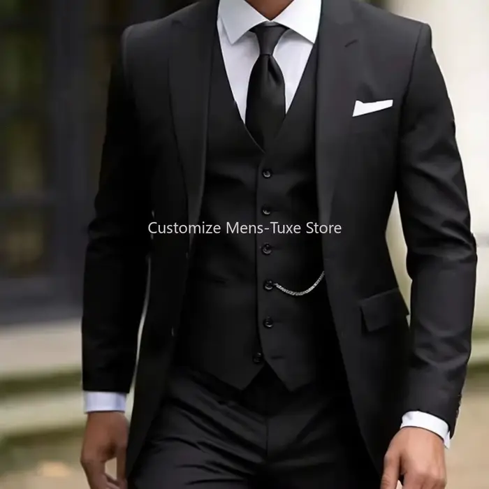 Costume Beige Hommes d'Affaires Élégant Décontracté pour Mariage et Autres Occasions Formelles