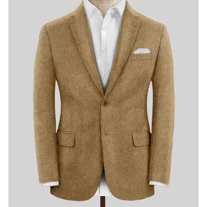 Blazer en laine pour hommes style classique veste de costume simple boutonnage coupe cintrée élégant confortable pour mariages et événements spéciaux